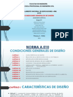 Presentacion Ing. Grafica - Norma A010 - Condisiones de Diseño PDF