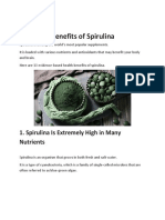 Spirulina Healthline Article