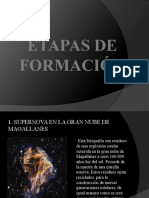 Etapas de Formacion de Sistemas Planetarios