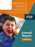 Community Health Alliance 2018-2019 Annual Report