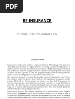 Re-Insurance: Private International Law