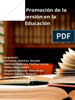 Ley de Promoción de La Inversion en La Educación - Grupo de Millan PDF