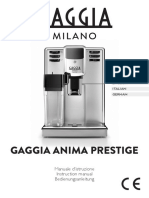 Gaggia Anima Prestige User Manual