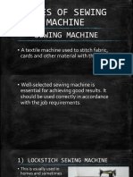 Types of Sewing Machine