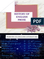 History of English Prose PDF