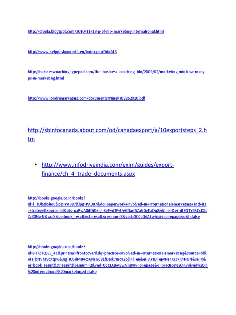 13 P's | PDF