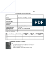 Test Report On Concrete Cube:: Department of Civil Engg., BVRITN