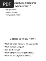 HRM Lecture 1