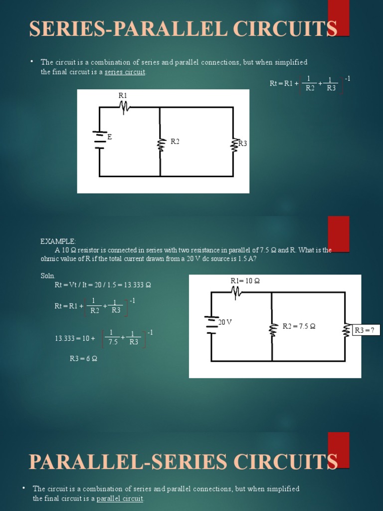 Series Parallel | PDF | Series And Parallel Circuits | Electrical Network