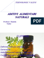 Aditivi Alimentari