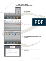 MPU3222 Bab.5 INFO AeU - Lib.How To Access AeU Elibrary Using Ipad PDF