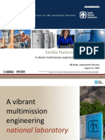 Sandia National Laboratories: A Vibrant Multimission Engineering National Laboratory