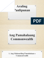 Ang Pamahalaang Commonwealth