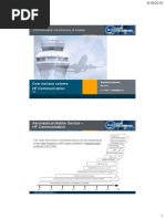 Communication Infrastructure of Aviation: Over-Horizon Comms: HF Communication