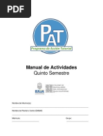 Manual Actividades 5° Semestre - 062019