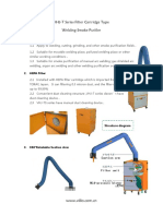 VHJ-T Series Filter Cartridge Type Welding Smoke Purifier: 1. Application Filed