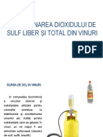 Seminar 8 Determinarea Dioxidului de Sulf Din Vinuri