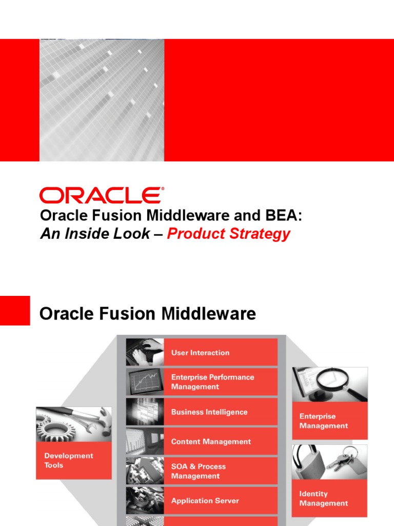 BEA Aqualogic and Oracle Middleware Strategy | PDF | Business Process ...