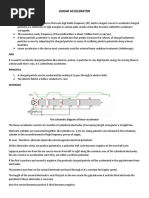 The Schematic Diagram of Linear Accelerator