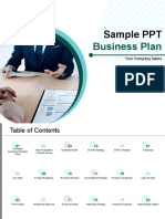 Sample PPT Business Plan PPT PowerPoint Presentation Outline Styles