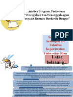 Analisa Program Puskesmas DBD KLPK 3