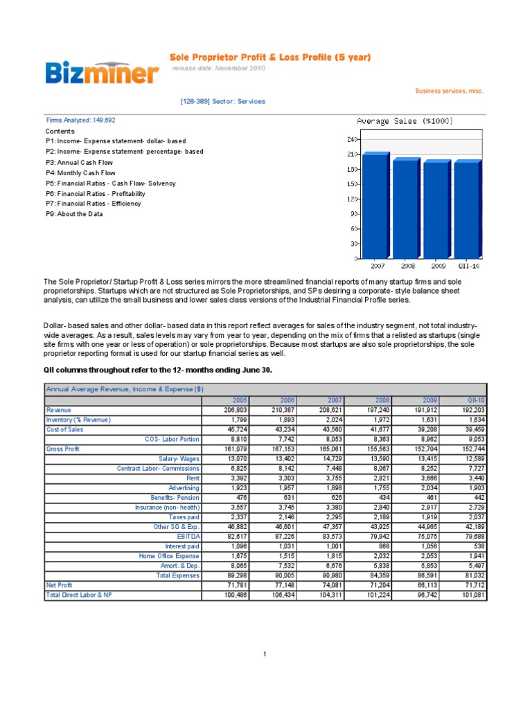 soleproprietorprofitloss Earnings Before Interest Net
