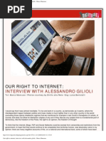 Digimag 47 - September 2009. Our right to Internet