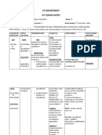 Lesson Notes ICT FORM 2 LESSON 5