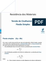 5-Flexão Simples-Tensão Cisalhamento PDF