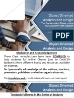 Object Oriented Analysis and Design: The Construction Phase: Collaboration Diagram