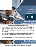 Object Oriented Analysis and Design: Class Diagram