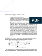 Dynamic Modelling of Overhead Crane: G. D. Muscă (Anghelache) and S. Năstac