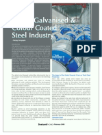Indian Galvanised & Colour Coated Steel Industry
