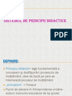 Principii Didactice PDF