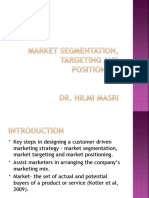 Week 7- Market segmentation, targeting, positioning