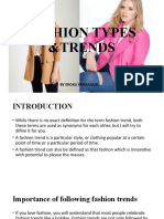 Fashion Types, Trends and Current Styles