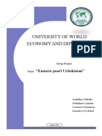 University of World Economy and Diplomacy: "Eastern Pearl Uzbekistan"