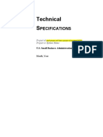 Technical S: Pecifications