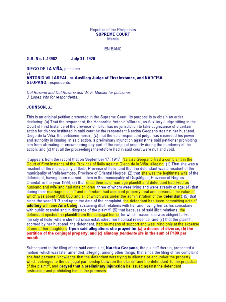 Jurisdiction in Divorce Cases A Wife May Acquire Separate Residence