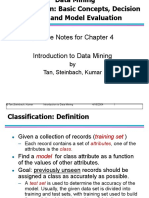 Lecture Notes For Chapter 4 Introduction To Data Mining: by Tan, Steinbach, Kumar