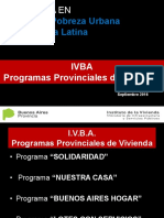 Programas Provinciales de Vivienda - Pcia - Bs - As2