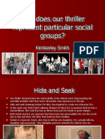 How Does Our Thriller Represent Particular Social Groups?