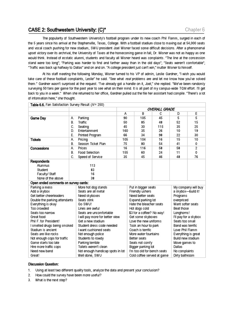 CASE 2: Southwestern University: (C) | PDF | Business | Science