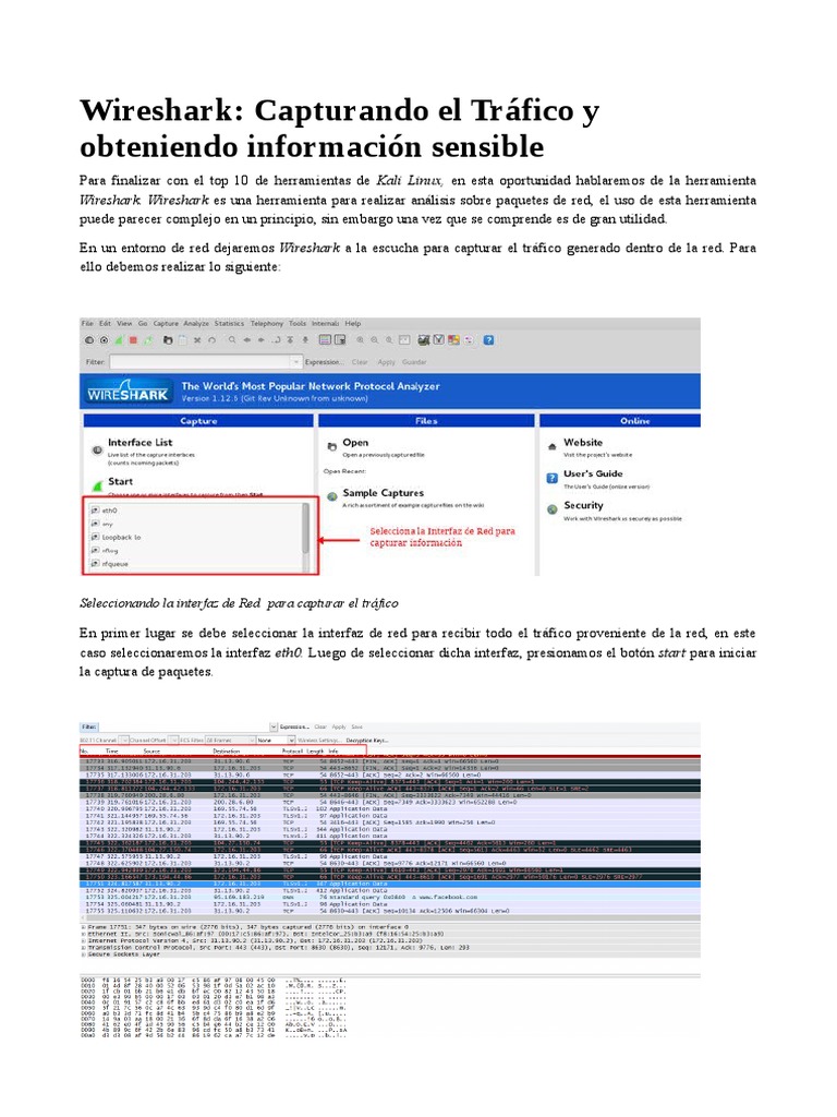 Análisis de Tráfico con Wireshark | PDF | Protocolos de internet ...