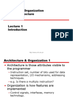 Computer Organization and Architecture