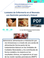 Cuidados de Enfermería en El Neonato Con Nutrición