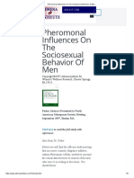 Pheromonal Influences On The Sociosexual Behavior of Men