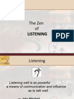 The Zen Of: Listening