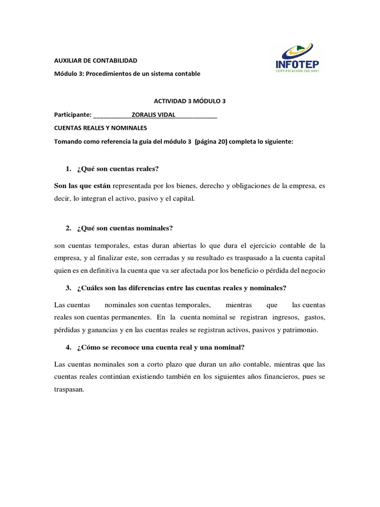 Actividad 3 Módulo 3 PDF | PDF
