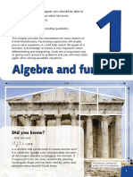 Algebra and Functions